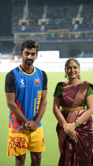 Sastika Rajendran Instagram - Inder reveals his celebration of 4️⃣ finally! 😃

#TNPL2024 
#NammaOoruAatam 
#NammaOoruNammaGethu
