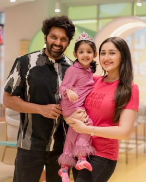Sayyeshaa Saigal Instagram - My baby girl turned 3 this July and she had the cutest pyjama party with all her friends! Time is flying and I just want to keep her small so I can squeeze and kiss her more! ❤️❤️🧿🧿🧿 @arianajofficial @aryaoffl @shhaheen 

#birthdag#party#babygirl#baby#mama#love#forever#kid#myheart#blessed#gratitude
