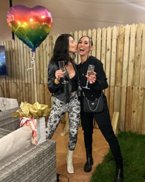 Scarlett Mellish Wilson Instagram - SHE SAID YES!! 💍🥰 I asked @scarlettwilsonofficial to be my Bridesmaid at the Robbie concert 🎉💖💫

Scarlett, you literally have a heart of gold! I have never met a kinder and more classy woman in my entire life! From India to the UK, this journey would never of been the same had we not done it together and had all these incredible memories. We were basically kids when we met and have grown through so many major life events. Coming to my biggest life event, I cannot imagine getting married without you by my side!! I love you deeply 😘💖💖💖

#wedding #weddingplanning #bridesmaid #shesaidyes #bestfriend