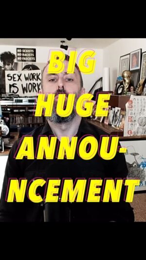Scroobius Pip Instagram - Little bank holiday announcement for you (it’s not really little, it’s big huge)