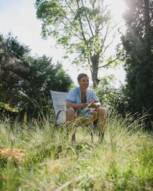 Sean Depner Instagram - Any excuse to get my hands dirty, I’m there. 🌱
Took a break from gardening with @alisonboulier to take some photos