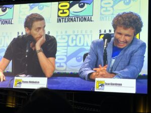 Sean Giambrone Instagram - Fun panel discussion. #solaropposites Fans enjoyed a surprise sample full episode for Season 5. Great crowd, funny questions asked. #sdcomiccon #yumyulacksolaropposites @hulu @solaroppositesonhulu @sdcomic_con