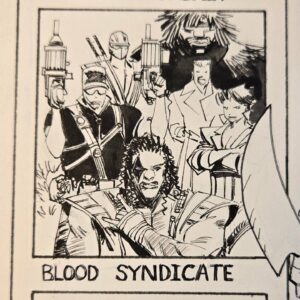 Sean Gordon Murphy Instagram - MILESTONE cover for @denyscowanart ! I've always loved HARDWARE, so this 90s homage was really fun. I even hand lettered the logos, which took forever but was worth it.

The last slide is the colored sketch.