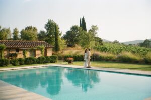 Sean Grandillo Instagram - Ana and I were lucky enough to travel to Italy with our families to celebrate our marriage again. Hosted by new-family members Raffaele and Tiziana at their incomparably glorious home @meriggeagriturismo. 

A hidden gem that I simultaneously want everyone to go to and nobody to ever know about, Merigge is sat right outside of Montepulciano, quiet, comfortable, completely immersed in authentic Tuscany. And your hosts are second. to. none. 

This is one of those special combinations of people and place that feels magical. And we couldn’t be more grateful. See you soon