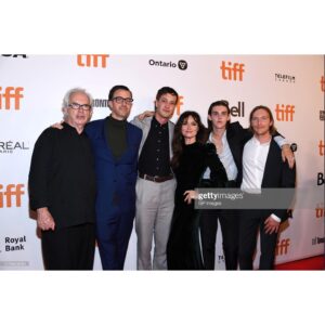 Sean Keenan Instagram - Kelly Gang on the carpet at TIFF, proud to be a part of this film with these incred people, big shout to Getty for the watermark #TrueHistoryofTheKellyGang