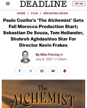 Sebastian de Souza Instagram - I can’t believe I’m allowed to tell you that some extremely kind and generous (also really crazy) individuals have decided that I am the man to play Santiago in Paulo Coelho’s ‘The Alchemist’. I promise I will try my very, very, VERY best not to mess it up! Lv, an extremely excited and beyond grateful Sebba