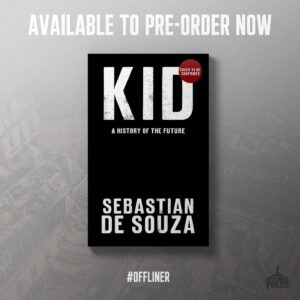 Sebastian de Souza Instagram - 5 years ago I started thinking about an 18 year old orphan called Josh ‘Kid’ Jones, living in the Ghetto of Soho, London in the year 2078. 

Then I began to think about a group of people called The Offliners, who reject a Virtual Reality Universe called Perspecta: the new way of life in 2078.

I imagined the Offliners living in the disused Piccadilly Circus underground station in this amazing, artistic, multicultural subterranean community made up of hundreds of people—young and old—who care about the environment and each other and who are determined not to turn their back on planet Earth by going to live in deaf, dumb, computerised bliss. No matter how much the human race might have destroyed it.

Finally, I pictured Kid discovering an anachronistic piece of technology called an “iPhone” in amongst the rubble and the ruins of the Ghetto. And then I thought: “what if, somehow, that iPhone could connect him to a girl in the year 2021?”

Would the two of them be able to change The History of the Future?

Picture 1 was taken shortly after that, when I finished the first draft of my novel about Kid and the Offliners and their fight to save the future.

Picture 2 is announcing that, as of today, you can pre-order KID: A HISTORY OF THE FUTURE from the link in my bio. And you can begin following The Offliners and join the movement they have begun in the future @offlineruniverse 

I am prouder than proud to tell you KID: A HISTORY OF THE FUTURE will be serialised online in January 2021 and published with beautiful illustrations by @nicolas_bannister in February 2021. I am so overwhelmed and grateful right now, because I wrote it for all of you, Lv SdS