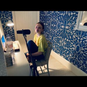 Sebastian de Souza Instagram - From This 📚 > To THIS 🎙!!! 

Can’t believe that in just 4 months the amazing team at @offlineruniverse have gone from publishing Kid: A History of the Future to producing a brand new Audio Drama series based on the book!!! 

Listen on @spotify now! Or wherever you get your audio! 

Starring the wonderfully talented @tanyaburr as El Kellis, @sadiesoverall as Izzy and many many more, with cover art  illustrated by @nicolas_bannister and an original score composed by @jamiewhtjay I have never been prouder of anything in my life! 

I hope you love it as much as I do!!!