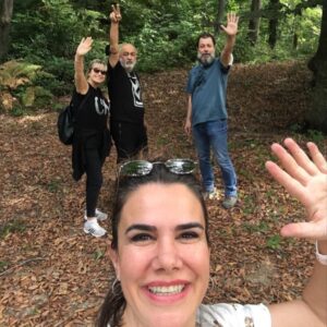 Seda Yıldız Instagram - Nefis bir köy kahvaltısından sonra harika bir orman yürüyüşü.....