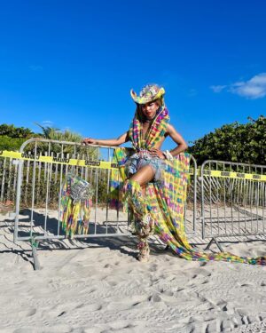 Serena Chacha Instagram - Living up to @rupaulsdragrace EVERY APPEARANCE SHOULD MAKE A SPLASH! #allstar #RuPaul‘sDragRace #RuPaul #SerenaChacha #Miami #Queen #MakeupArtist #SundayFunday #Sunday #Pride #Pride #Gay #transfemme