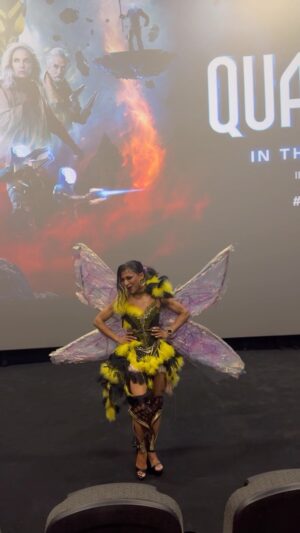 Serena Chacha Instagram - 👑QUANTUMANIA👑 now in theatres! watch my wasp pop up with Miami’s premiere content creators! @antmanofficial @MarvelStudios #AntManAndTheWaspQuantumania @HM_Comms
#serenachacha #rupaulsdragrace #dragqueen #queen #kween #premier

Book Serena Chacha @zamalent
dressed by @vee.monique and yours truly
Camera by @sweatandsin 
glam by me and by @j.co_beauty