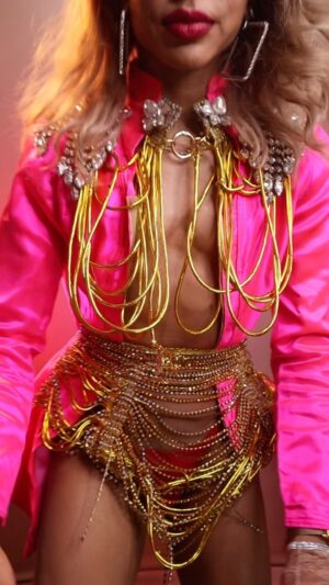 Serena Chacha Instagram - I always loved to play dress up 💋 specially when confidently tucking thanks to @tuckituppp

And costumes still available! Inbox me for details #
#queen, #ThrowbackThursday, #Charitie #Fashion #Model #femme