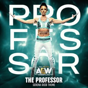 Serena Deeb Instagram - Brand new original @allelitewrestling entrance theme that @mikey_rukus , @mistercutright and @iambrinson just completely crushed. Respect to all 3 for dropping something so dope. 

DL here 👉  https://aewrestling.bandcamp.com/track/the-professor-ft-cutright-brinson-serena-deeb-theme (link in story)