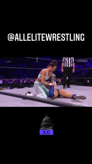 Serena Deeb Instagram - Officially inducted into the ‘Serena Stretch Club’. 

@allelitewrestling 
#aewdynamite💥
