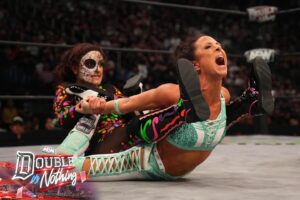Serena Deeb Instagram - This weekend I went to war with one of the best. The Champion prevailed but this won’t be the last time we meet, @thunderrosa22. Iron sharpens iron. Thank you, Vegas. We left it all in the ring for you.

@allelitewrestling 
#aewdon #aewdynamite💥