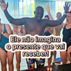 Sérgio Rosado Instagram - No dia do seu aniversário, eu e o @sergio_rosado preparámos uma surpresa para o nosso @putodobairro com a ajuda dos amigos do #trialmada 🥰🎂
Parabéns, puto! Tu vais ser um IRONMAN! 💪
Obrigado @ironmanportugal por tornarem este sonho, realidade. 🙏❤️
#Ironman #triatleta #triathlon #triatlo #swimming