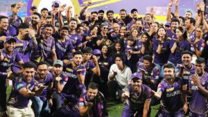 Shah Rukh Khan Instagram - To my boys…. my team…. my champs….”these blessed candles of the night” …. My Stars…of KKR.

I cannot do a lot of things and you cannot do them all either…but together we manage most of them. That’s what @KKRiders stood for. Simply being together. Beyond the ability and guidance of @gautamgambhir55….the earnestness of Chandu, the love of abhisheknayar & leadership of @shreyasiyer96... the dedication of Tendo, @bharathi__arun @1crowey & @leamonnathan... this team is built on no hierarchy just pure respect for collaboration. GG said if u can’t support a single vision as a team….u are leading to a division in the team. Each player understood that. Young and old. The Trophy is not a testament of having the best players in the team….but a proof of each player being the best for the team. Boys you are all made of Star stuff!! Love you all and don’t let the dancing stop! Also, so happy and thankful for each and every KKR fan and I hope all around the world youngsters learn that Tough times don’t last….Finally Tough and Happy teams do! Korbo…Lorbo…Jeetbo….Always.
See u all at the stadia in 2025.

@shreyasiyer96 @nitishrana_official @sunilnarine24 @ar12russell @rinkukumar12 mstarc56 @angkrish10 @royanukul @konasbharat @sakariya.chetan @harshit_rana_06 @manishpandeyinsta @rahmanullah.gurbaz @_ramandeep.singh_ @sakibhussain241 sherfane.r @suyashsharma_5 @vaibhav2816 @venky_iyer @ghazanferallamuhammad @dushmantha_05 @phil_salt @chakaravarthyvarun #ChrisDonaldson @prasanth_panchada @waynebentley10 @the_rehaber @sagarvm