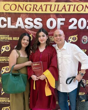 Shaira Diaz Instagram - MADE IT!!! 👩🏻‍🎓 Thank you, @universityofperpetualhelp ❤️ Thank you, family & friends! Thank You, Lord! 🫶🏻 Yahoo! Done and dusted, folks! 🫡