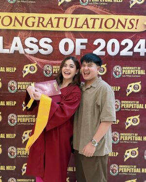 Shaira Diaz Instagram - MADE IT!!! 👩🏻‍🎓 Thank you, @universityofperpetualhelp ❤️ Thank you, family & friends! Thank You, Lord! 🫶🏻 Yahoo! Done and dusted, folks! 🫡