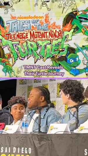Shamon Brown Jr. Instagram - Tales of the #TMNT 🤝 2012 Turtles 🐢 New series premieres August 9 only on @paramountplus #NickSDCC