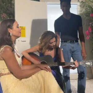 Shania Twain Instagram - A weekend of unforgettable memories with familiar faces and new friends 😍 Thank you to @andreabocelliofficial for our beautiful onstage moment together, it was truly an honour to hear your exceptional voice singing a song I wrote originally to be performed with all that gravitas - and of course a happy birthday to @brianmayforreal as well!