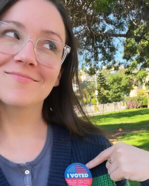 Shannon Woodward Instagram - GO VOTE, YOU ANIMALS!