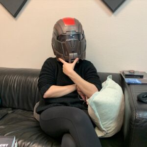 Shannon Woodward Instagram - Shanbeans Shepard IRL (thanks for lettin me borrow the gear, @a.wintory )