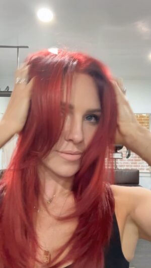 Sharna Burgess Instagram - Back in my Jessica Rabbit era 🌶️🫦