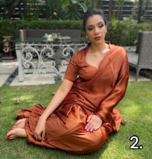 Sharul Channa Instagram - Which is your favourite colour ? 1,2,3 or 4 ! 
Dropping these sarees at a store near you ( Hint hint @jinders.singapore ) 

Also will be wearing these sarees at my stand-up tour in India called - “Saree not Sorry” 

Chennai : 24th August 2024
Hyderabad: 30th and 31st August 2024 
Mumbai :  5th September 2024 
Bengaluru : 6th and 7th September 2024

Tickets on bookmyshow or ticket link in my bio. 

Make-up and Hair : @andreajoandom 
Sarees designed by me in collaboration with @soniyah.sidhu from @jinders.singapore 
More pictures coming along by @laxmikaulportraits 

📸 : @andreajoandom