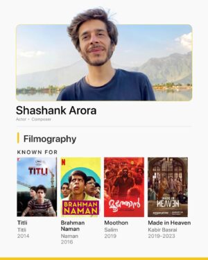 Shashank Arora Instagram - If @shashank.arora’s performance as ‘Kabir’ in Made In Heaven Season 2 has captured your attention, here is a repertoire of his work that you can explore 💛✨

Which character played by him is your favourite?

🎬:
Titli | Prime Video
Brahman Naman | Netflix
Moothon | Zee5, Aha
Made In Heaven | Prime Video