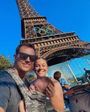 Shawn Johnson Instagram - Paris has been SUCH a whirlwind already. Mom & Dad are on minimal sleep haha but having the absolute best time. Wouldn’t trade it for the world. #Paris2024 #olympics