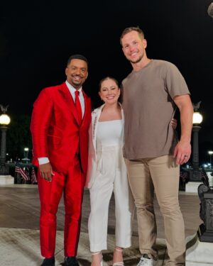 Shawn Johnson Instagram - Probably one of the coolest experiences of my life. @july4thpbs thank you for letting me honor our country and Olympians…. see you in PARIS! 🇺🇸
