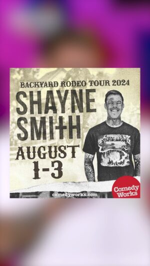 Shayne Smith Instagram - The one and only @shaydozer headlines Comedy Works South from August 1-3 🔥 Get your tickets at comedyworks.com!

#denver #comedy #standupcomedy #standup #funny