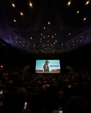 Shelby Lee Instagram - Still beaming, what a night. The country music made it feel like home.
#1 fan girl of this movie saga, and this man ❤️
Don’t miss chapter one and ESPECIALLY chapter two - YEEEHAWWW 🤠