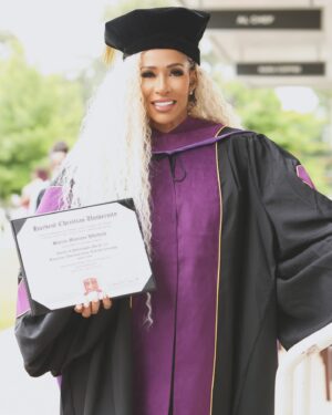 Shereé Whitfield Instagram - SHE is Dr. Whitfield 🎓 🙏🏽

I am truly honored and grateful to receive my second honorary doctorate degree! This current honorary doctorate is from Harvest Christian University.  I want to thank God, my family, friends, & supporters for always rooting for me in this journey called “life”. I never thought I would be saying Dr. Shereé Whitfield EVER, but that goes to show you that the man above has the final say 🙌🏽. If GOD is with you, Who could be against you? 

#HCU
#fyp
#love 
#doctor