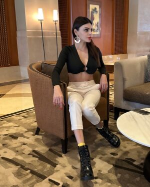 Sherlyn Chopra Instagram - Never the same… Always myself… 💘
#levelup #glam #style