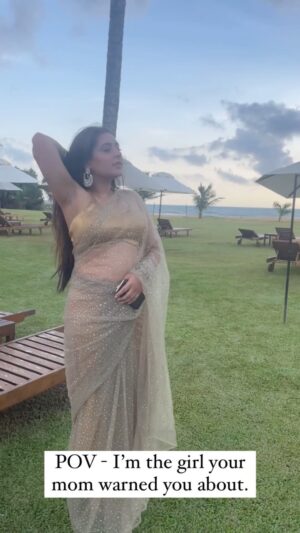 Shiny Dixit Instagram - This season bling it on 
@aace_official 

.
.
.
.
.
.
.
.
.
.
.
.
.
.
#instareels #reelitffelit #loveit #fashion #styleinspiration #2024 #actress #indianwedding #saree #blingiton #loveyourself #loveisintheair #harekrishna