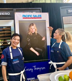 Shirley Chung Instagram - 🔥🔥🔥 Are You ready for our Rematch?! @chefbrookew 🐽🐷🫘 📺This Tuesday July 16th 9pm on @foodnetwork , I will be taking on the Titans!  will be cooking against friends, Tiffany and Michael, for the very first time ❤️ but I am most looking forward to compete against my good friend, old roomie, my bunk bed mate Brookie for the first time since our Top Chef finale 8years ago! 👊  Look, we even have the same pose standing in front of our judge @geoffreyzakarian.  Can you guess what we will be cooking in our rematch? 😉  Hint, we def have a little history on the ingredients 🤔. Premiering Tuesday, July 16th at 9pm – “Titans vs Shirley Chung”
Chef Shirley Chung has a bone to pick with Bobby Flay’s Titans — especially her former roommate, Brooke Williamson. While Shirley’s intimate knowledge of the Titans could lead to their downfall, Iron Chef Geoffrey Zakarian’s judging keeps everyone on their toes.
 
#BobbysTripleThreat @foodnetwork @StreamOnMax #chefshirleychung #dumplingmafiaqueen