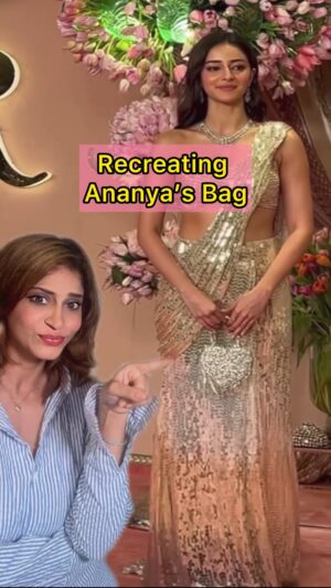Shweta Mahadik Instagram - Bling bling 🤑 
DIY bling bag 

#diy
#handmade
#ananyapanday 
#art
#fashion
#shwetamahadik
#diychachi