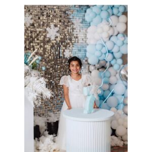 Shwetha Srivatsav Instagram - Happy Birthday, @ashmitha.srivatsav 🎉✨ !! Being your parents is the greatest blessing we could ever ask for. We are so grateful to God for choosing you to be our daughter. You bring so much joy and love into our lives, and we are blessed beyond measure. Thank you for being you and for filling our lives with unforgettable memories. 💖🙏!! @amith.srivatsav . 
Huge shoutout to the awesome decorator for making Ashmitha’s birthday so magical @joan_eventstylist and her & mine lovely makeover by @makeupstoriesbysumachikkegowda ! She was over the moon and had the best time ever. Thanks for these awesome clicks @framesbyvikaskakolu Thanks for going all out! 🎈✨ #BirthdayVibes #epicdecor