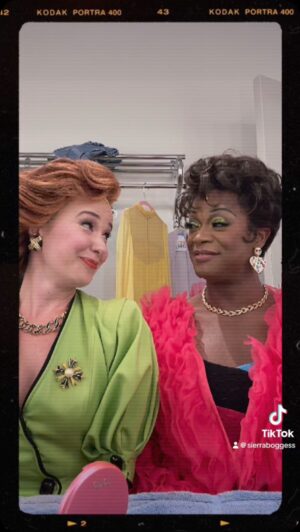Sierra Boggess Instagram - Closing a show is never easy. So here’s a final (for now) Sunday Spelling with Emma. Lady Chablis Edition. 

#midnightinthegardenofgoodandevil #broadway #emmadawes #ladychablis #jharrisonghee #chicago #newmusical #spellingwithemma