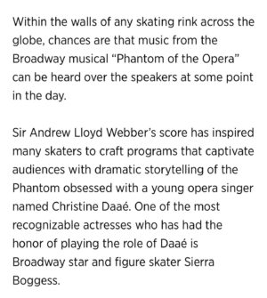 Sierra Boggess Instagram - Thank you @usfigureskating Elvin Walker for this interview! What an honor ♥️⛸️ full article in bio! 

 #figureskating #broadway #midnightinthegardenofgoodandevil #iceskating #figureskater