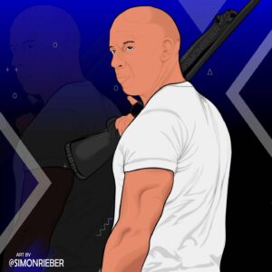 Simon Rieber Instagram - Special cartoon artwork for @vindiesel ✍🏾🖼💎🔥
.
.
.
.
.
.
.
.
.
.
#Vindiesel #Vindieselfans #Vindiesellovers #Vindieselforeverfastfamily #Vindieselfan #art #artist  #artlovers #sketching #sketch #drawings #procreate #ipadpro #love #artist #simonrieber #grow #likes #likeandfollow #fashion #fast9 #fastandfourious