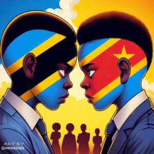 Simon Rieber Instagram - Africa Cup Of Nations... 🇹🇿 vs 🇨🇩...✍🏾
.
.
.
#simonrieber #africacupofnations2024 #digitalart #artoftheday #illustration #artlover #love #caf #tanzania #congo #ourafcon