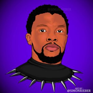 Simon Rieber Instagram - Special artwork for the King @chadwickboseman  Rest easy King 💔✍🏾🖼🙏🏾
.
.
.
.
.
.
.
.
.
.
.
.
#simonrieber #chadwickboseman ##chadwickbosemanedit ##chadwickbosemanforever #chadwickbosemanrip #chadwickbosemano #blackpanther #blackpanthers #blackpantherparty #blackpanthermovie #comics #marvel #superhero #artoftheday #artworks #art #artist #ipadpro