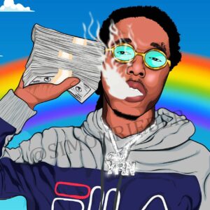 Simon Rieber Instagram - "ORDER" Cover for your song, art for @yrntakeoff ✍🏾🖼💯🔥
.
.
.
Interested? If yes, just hit my "DM"
.
.
.
.
.
.
.
.
.
.
.
.
#simonrieber #quavohuncho #quavo #quavoandsaweetie #migos #takeoff #offsetyrn #ART #digitalart #drawings #artist #artwork #artlovers #artoftheday #painting #paint #sketching #sketchbook #ipad #ipadpro #procreate #illustration #glow #makeup #aesthetic #love #music