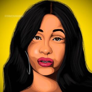 Simon Rieber Instagram - Speed art for @iamcardib i just finished ✍🏿
.
.
.
.
.
.
.
#simonrieber #artworks #art #artwork #artist #drawing #artistsoninstagram #artoftheday #painting #arts #sketch #artgallery #illustration #drawings #artlovers #artistic #digitalart #draw #contemporaryart #arte #artsy #artists #artistsofinstagram #design #artofinstagram #paintings #cardb #anitta #otr #arianagrande