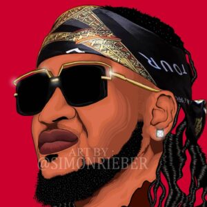 Simon Rieber Instagram - I just finished cartoon head for @iamkingrudy ✍🏾🖼💯🔥
.
.
.
.
.
.
#simonrieber #iamkingrudy #rudeboy #naija #lagos #psquare #ART #artist #procreate #ipadpro #skechbook #drawings #newyorkcity #artoftheday #handmade #love #makeup #illustration #adobeillustrator #artlovers