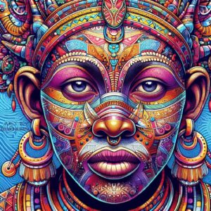 Simon Rieber Instagram - Masterpiece art of Masai Queen finished..✍🏾
.
.
#simonrieber #masterpiece #art #africa #masaiart #digitalart #illustrationartists