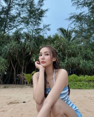 Sirin Preedeeyanon Instagram - Beach post starter starts now🤫 
#bababeachclub
#pimplus_pr